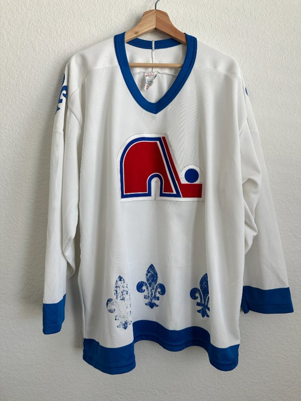Vintage CCM by Maska 1st Generation Quebec Nordiques Hockey Jersey Men's XL